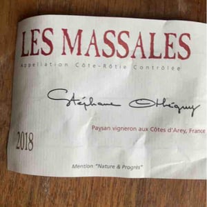 Les Massales - Domaine Otheguy - Stéphane Otheguy 