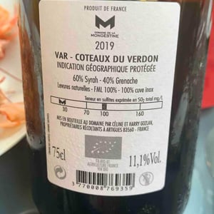Les Monges ( Rouge ) - Domaine de la Mongestine - maxime-gamard-celine-harry-gozlan
