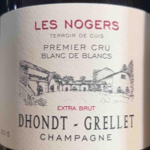 Les Nogers 1er Cru - Blanc de Blancs - Domaine Dhondt-Grellet - Adrien Dhondt 