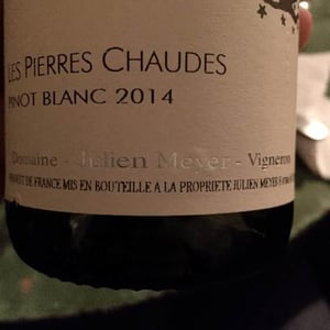 Les Pierres Chaudes Pinot Blanc 2014