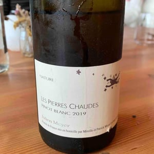Les Pierres Chaudes Pinot Blanc - Domaine Julien Meyer - Patrick Meyer 