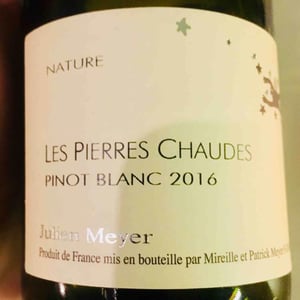 Les Pierres Chaudes Pinot Blanc - Domaine Julien Meyer - patrick-meyer