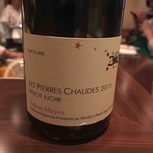 Domaine Julien Meyer - Patrick Meyer - Les Pierres Chaudes Pinot Noir