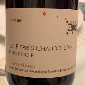 Domaine Julien Meyer - Patrick Meyer - Les Pierres Chaudes Pinot Noir