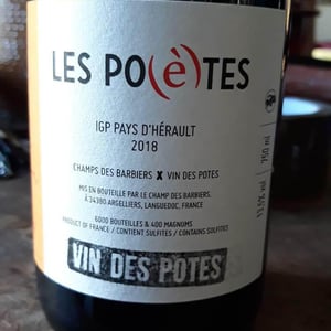 Les Po(è)tes ( Vin Des Potes ) - Le Champ Des Barbiers - christine-stephane-gros