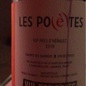 Les Po(è)tes ( Vin Des Potes ) - Le Champ Des Barbiers - Christine & Stéphane Gros 
