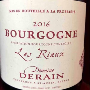 Domaine Derain - Julien Altaber & Carole Shwab, Domique Derain - Les Riaux