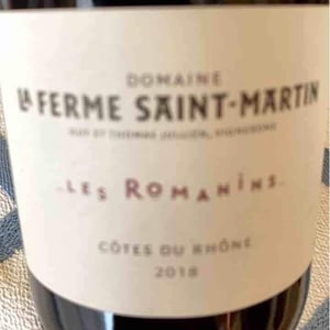 Les Romanins - La Ferme Saint-Martin - Les Vins de Thomas - sophie-thomas-jullien