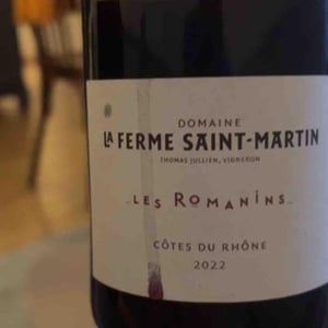 Les Romanins - La Ferme Saint-Martin - Les Vins de Thomas - Sophie & Thomas Jullien 
