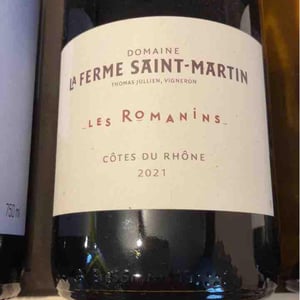 Les Romanins - La Ferme Saint-Martin - Les Vins de Thomas - sophie-thomas-jullien