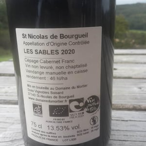Les Sables (old label) - Domaine du Mortier - fabien-cyril-boisard