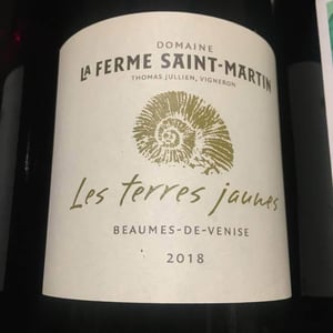 Les Terres Jaunes - La Ferme Saint-Martin - Les Vins de Thomas - Sophie & Thomas Jullien 