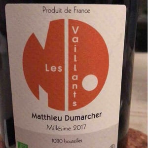 Les Vaillants - Domaine Matthieu Dumarcher - Matthieu Dumarcher 