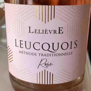 Leucquois Rosè Brut - Maison Lelievre - david-vincent-lelievre -2023