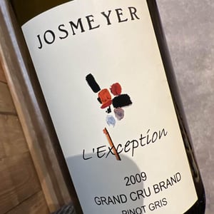 L’Exception Grand Cru Brand - Domaine Josmeyer - isabelle-meyer -2009