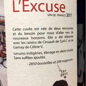 Domaine de l'Alezan - Remi & Patricia Bonneton - L’Excuse
