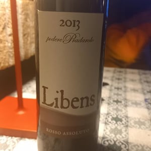 Libens Rosso Absoluto - Podere Pradarolo - Alberto Carretti -2015
