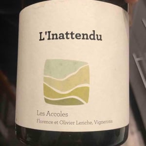 L’inattendu - Domaine Des Accoles - florence-olivier-leriche