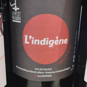 L’Indigene - Le Petit Pressoir - emilie-benoit-lefevre -2021