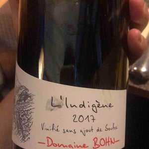 L’indigène - Domaine Bohn - bernard-arthur-bohn