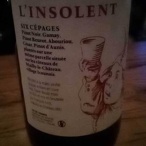 L'Insolent - Chai L'insolent - François Ecot 