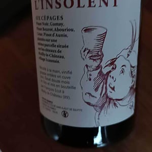 L'Insolent - Chai L'insolent - François Ecot 