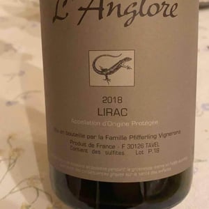 Lirac - Rouge - L'Anglore - eric-thibault-joris-pfifferling