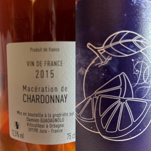 Macération de chardonnay - Damien Guadagnolo - Damien Guadagnolo -2015