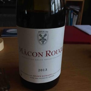 Mâcon Rouge 2013