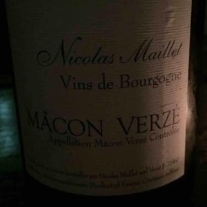 Mâcon Verzé - Nicolas Maillet - Nicolas Maillet 