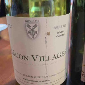 Clos des Vignes du Maynes - Julien Guillot - Mâcon Villages