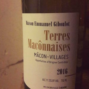Mâcon-Villages "Terres Mâconnaises" - Domaine Emmanuel Giboulot - Emmanuel Giboulot 