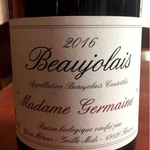 Madame Germaine - Domaine Métras - Yvon Métras 