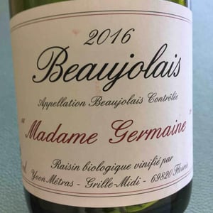 Domaine Métras - Yvon Métras - Madame Germaine