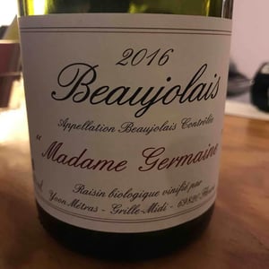 Madame Germaine - Domaine Métras - yvon-metras