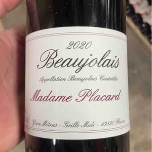 Madame Placard - Domaine Métras - yvon-metras