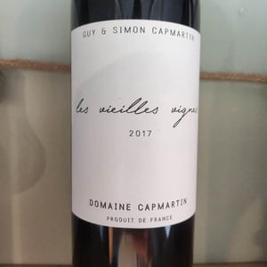Madiran Vieilles Vignes - Domaine Capmartin - Famille Capmartin -2017
