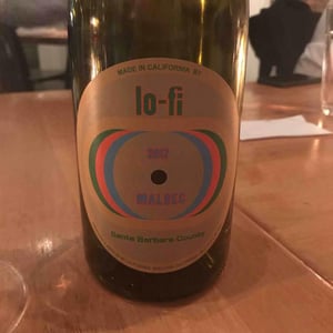 Malbec Santa Barbara County - Lo-Fi Wines - Mike Roth & Craig Winchester 