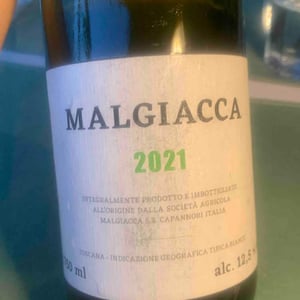 Malgiacca Bianco - Azienda Agricola Malgiacca - Saverio Petrilli, Lisandro Carmazzi, Luigi Fenoglio, Sarah Richards & Ettore Petrilli -2021