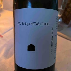 Malvasia Aromatica - Bodega Juan Matías Torres - victoria-e-torres-pecis