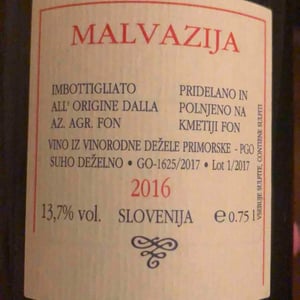 Malvazija - Vinogradi Fon - marko-fon
