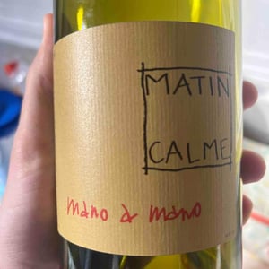Mano a Mano - Domaine du Matin Calme - Anthony Guix 