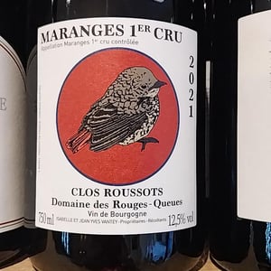 Maranges 1er Cru Clos Roussots - Domaine des Rouges-Queues - Isabelle & Jean-Yves Vantey 