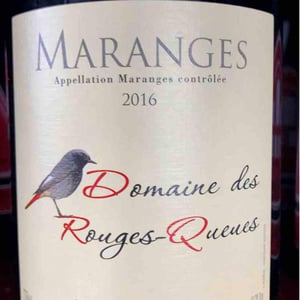 Maranges 2016 - Domaine des Rouges-Queues - Isabelle & Jean-Yves Vantey 