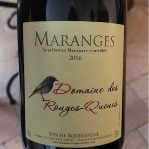 Maranges 2016 - Domaine des Rouges-Queues - Isabelle & Jean-Yves Vantey 