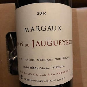 Margaux - Clos Du Jaugeyron - Michel Théron & Stéphanie Destruhaut 