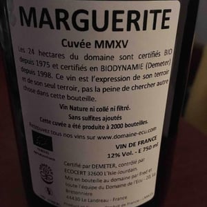 Domaine de L'Ecu - Claire & Fred NIGER - Marguerite