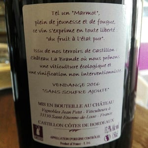 Marmot de la Brande - Château Mangot & Château La Brande - yann-karl-todeschini