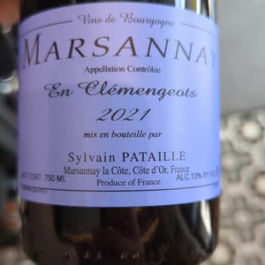 Marsannay "En Clemengeots" - Sylvain Pataille - sylvain-pataille -2021