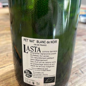 Pét'Nat Blanc de Noir - Mas Lasta - Anne-Laure Sicard